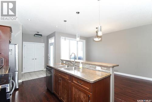 1361 Kent Street, Regina, SK - Indoor Photo Showing Kitchen With Double Sink With Upgraded Kitchen