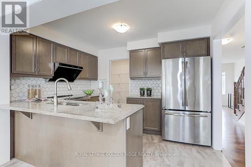 2615 Toffee Street, Pickering, ON - Indoor Photo Showing Kitchen With Stainless Steel Kitchen With Double Sink With Upgraded Kitchen