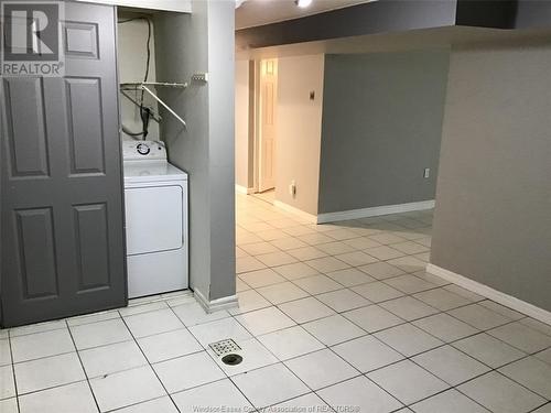 1279 Tourangeau Unit# Lower, Windsor, ON - Indoor Photo Showing Laundry Room