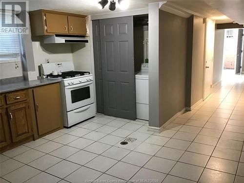 1279 Tourangeau Unit# Lower, Windsor, ON - Indoor Photo Showing Kitchen