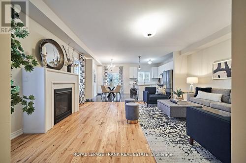 1202 Peelar Crescent, Innisfil (Lefroy), ON - Indoor Photo Showing Living Room With Fireplace