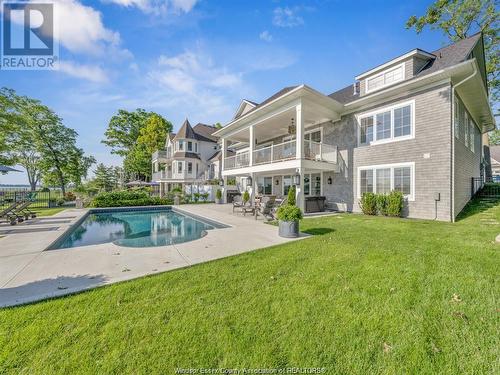 300 Crystal Bay Drive, Amherstburg, ON - Outdoor With In Ground Pool