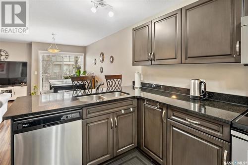 217 100 Chaparral Boulevard, Martensville, SK - Indoor Photo Showing Kitchen With Double Sink