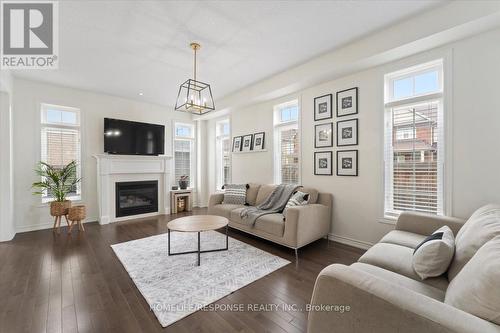 611 Murray Meadows Place, Milton (Clarke), ON - Indoor Photo Showing Living Room With Fireplace