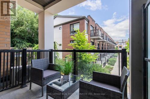 210 - 120 Canon Jackson Drive, Toronto (Beechborough-Greenbrook), ON - Outdoor With Balcony With Exterior