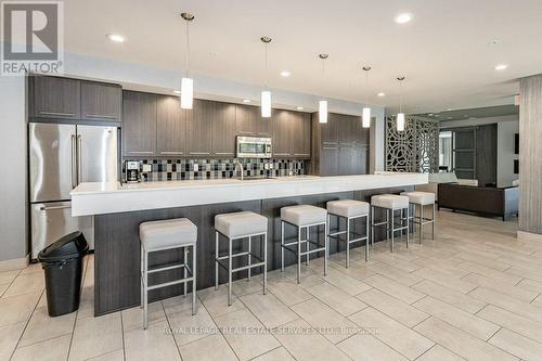 715 - 551 Maple Avenue, Burlington (Brant), ON - Indoor Photo Showing Kitchen With Stainless Steel Kitchen With Upgraded Kitchen