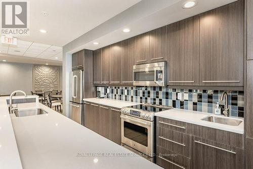 715 - 551 Maple Avenue, Burlington (Brant), ON - Indoor Photo Showing Kitchen With Stainless Steel Kitchen With Upgraded Kitchen