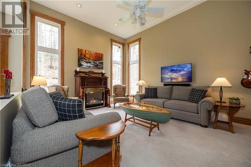 171 Ashgrove Lane, Meaford (Municipality), ON - Indoor Photo Showing Living Room With Fireplace