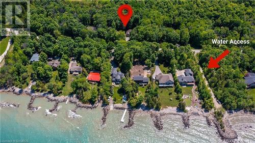 Access to the Bay. - 171 Ashgrove Lane, Meaford (Municipality), ON - Outdoor With Body Of Water With View