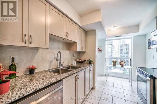 1905 - 31 Bales Avenue, Toronto (Willowdale East), ON - Indoor Photo Showing Kitchen With Double Sink