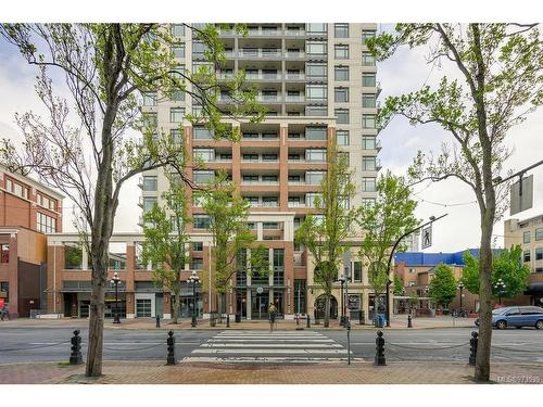 1504-728 Yates St, Victoria, BC - Outdoor With Balcony With Facade