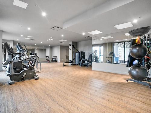 Exercise room - 216-1020 Rue Levert, Montréal (Verdun/Île-Des-Soeurs), QC - Indoor Photo Showing Gym Room