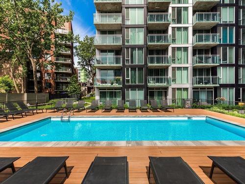 Piscine - 1204-190 Rue Murray, Montréal (Le Sud-Ouest), QC - Outdoor With In Ground Pool With Balcony