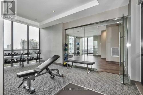 1210 - 3975 Grand Park Drive, Mississauga, ON - Indoor Photo Showing Gym Room