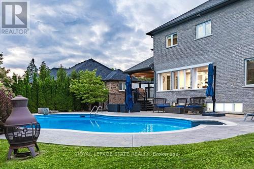 175 Oakhill Place, Hamilton (Ancaster), ON - Outdoor With In Ground Pool With Deck Patio Veranda