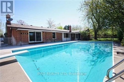 10414 Chinguacousy Road, Brampton (Fletcher'S Meadow), ON - Outdoor With In Ground Pool With Backyard