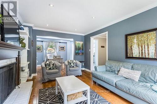 92 Cassander Crescent, Brampton (Heart Lake East), ON - Indoor Photo Showing Living Room With Fireplace