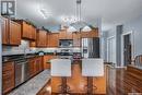 305 405 Cartwright Street, Saskatoon, SK  - Indoor Photo Showing Kitchen With Double Sink 