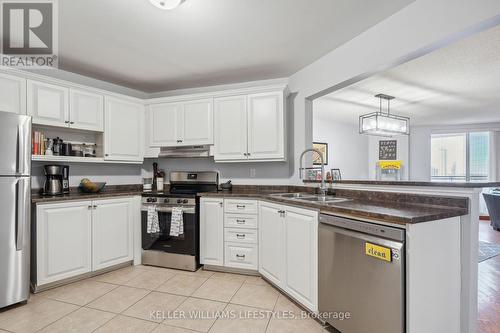 1502 - 500 Talbot Street, London, ON - Indoor Photo Showing Kitchen With Stainless Steel Kitchen With Double Sink