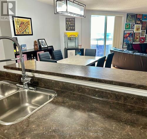 1502 - 500 Talbot Street, London, ON - Indoor Photo Showing Kitchen With Double Sink