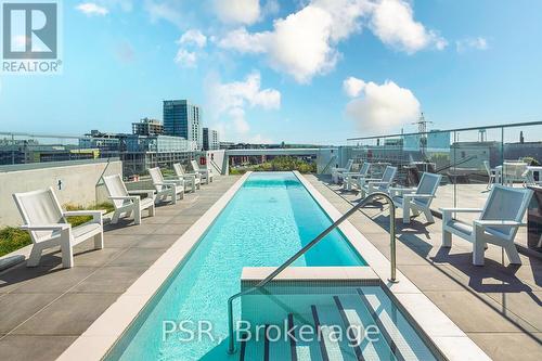 2010 - 170 Bayview Avenue, Toronto (Waterfront Communities), ON - Outdoor With In Ground Pool With View