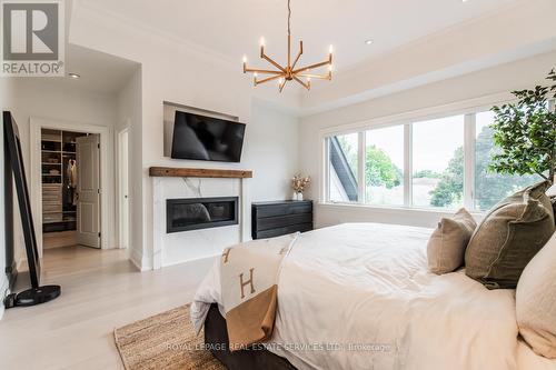 604 Maplehurst Avenue, Oakville (Bronte East), ON - Indoor Photo Showing Bedroom With Fireplace