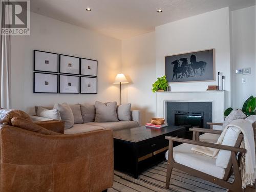 1008 90 Avenue, Dawson Creek, BC - Indoor Photo Showing Living Room With Fireplace