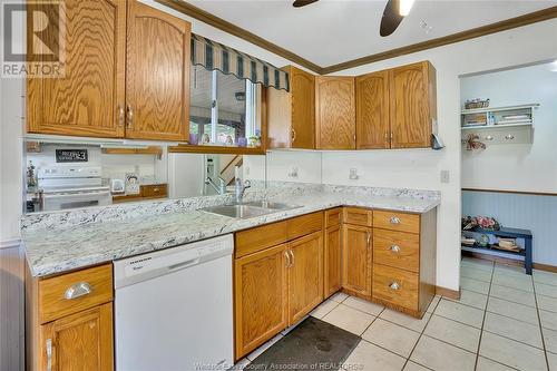 1752 Norman, Windsor, ON - Indoor Photo Showing Kitchen With Double Sink