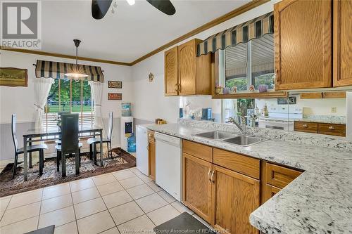 1752 Norman, Windsor, ON - Indoor Photo Showing Kitchen With Double Sink