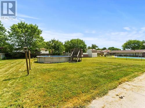 3270 Lauzon, Windsor, ON - Outdoor With Above Ground Pool With Backyard