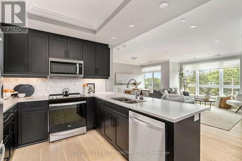 306 - 1975 Fountain Grass Drive, London, ON - Indoor Photo Showing Kitchen With Double Sink With Upgraded Kitchen