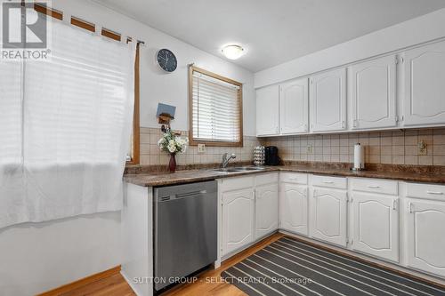 Upper level - 1707 Hansuld Street, London, ON - Indoor Photo Showing Kitchen With Double Sink