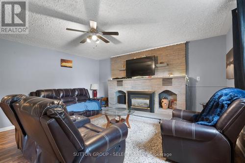 Lower level - 1707 Hansuld Street, London, ON - Indoor Photo Showing Living Room With Fireplace