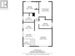 Upper level floor plan - 