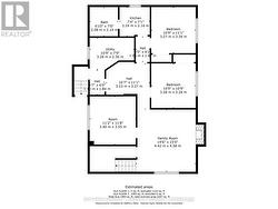 Lower level floor plan - 