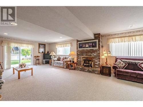 8728 Milne Road, Summerland, BC - Indoor Photo Showing Living Room With Fireplace