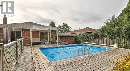 30 Fallowfield Road, Toronto (Rexdale-Kipling), ON - Outdoor With In Ground Pool With Deck Patio Veranda