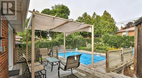 30 Fallowfield Road, Toronto (Rexdale-Kipling), ON - Outdoor With In Ground Pool With Deck Patio Veranda With Exterior