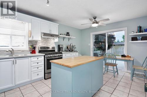 1033 South Wenige Drive, London, ON - Indoor Photo Showing Kitchen With Double Sink