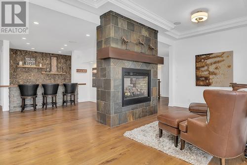 1805 Scott Crescent, West Kelowna, BC - Indoor Photo Showing Living Room With Fireplace