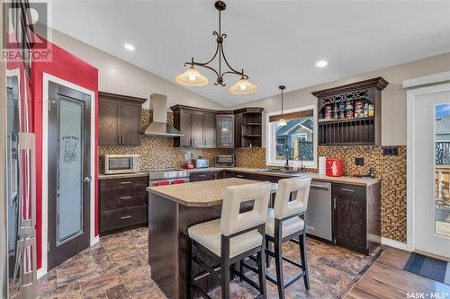 10309 Hock Avenue, North Battleford, SK - Indoor Photo Showing Kitchen With Upgraded Kitchen