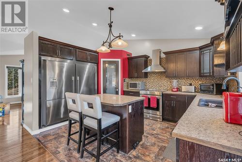 10309 Hock Avenue, North Battleford, SK - Indoor Photo Showing Kitchen With Double Sink With Upgraded Kitchen