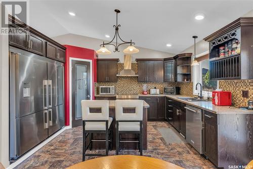 10309 Hock Avenue, North Battleford, SK - Indoor Photo Showing Kitchen With Upgraded Kitchen