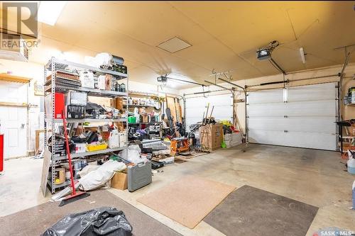 10309 Hock Avenue, North Battleford, SK - Indoor Photo Showing Garage