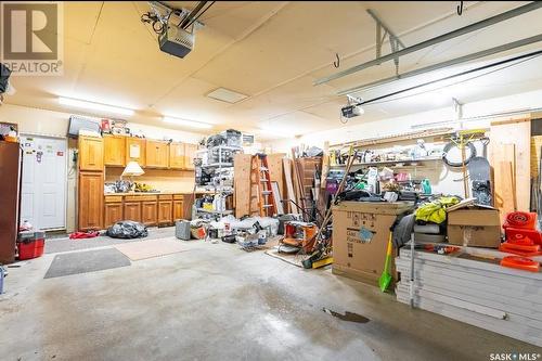 10309 Hock Avenue, North Battleford, SK - Indoor Photo Showing Garage