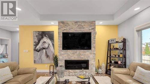 6375 Matchette Road, Lasalle, ON - Indoor Photo Showing Living Room With Fireplace