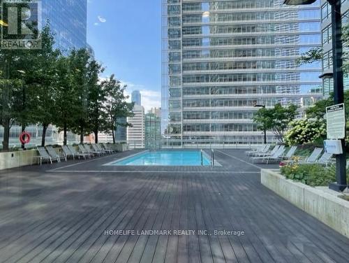 2805 - 55 Bremner Boulevard, Toronto, ON - Outdoor With In Ground Pool