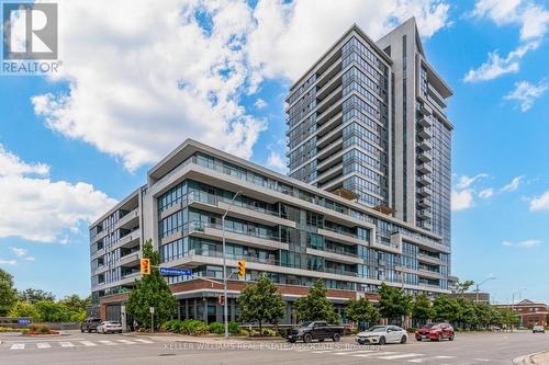 208 - 1 Hurontario Street, Mississauga (Port Credit), ON - Outdoor With Balcony With Facade