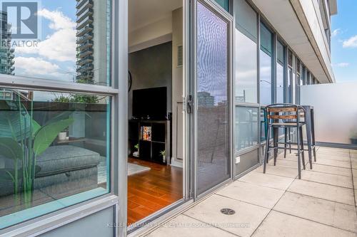 208 - 1 Hurontario Street, Mississauga (Port Credit), ON - Outdoor With Balcony With Exterior