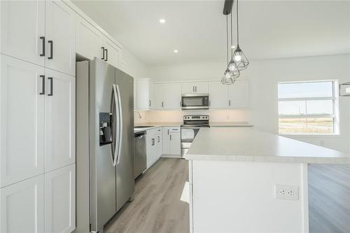 41 Falcon Drive, New Bothwell, MB - Indoor Photo Showing Kitchen With Stainless Steel Kitchen